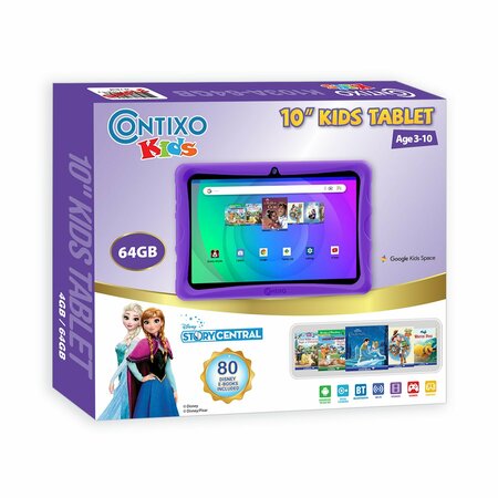 CONTIXO 10-Inch Kids 64GB HD Tablet K103-A Purple
